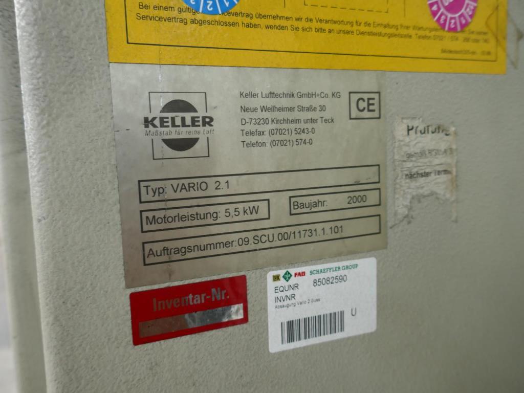 Keller Vario 2.1 Abluft-Filteranlage