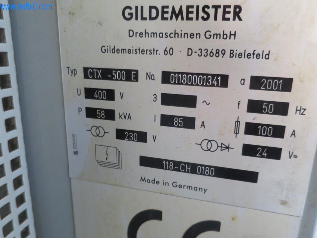 Gildemeister CTX500E CNC-Drehmaschine